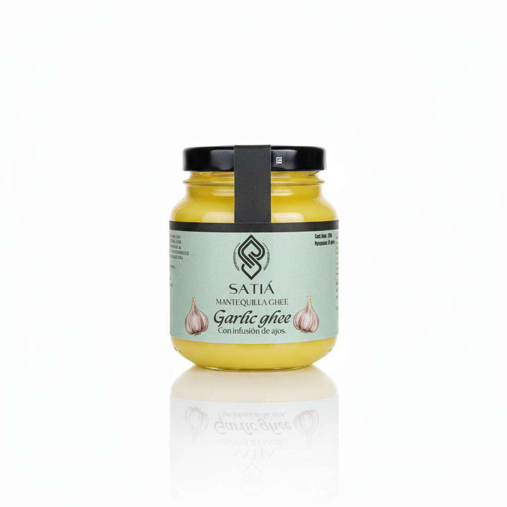 Satia Garlic Ghee - Mantequilla clarificada con ajo